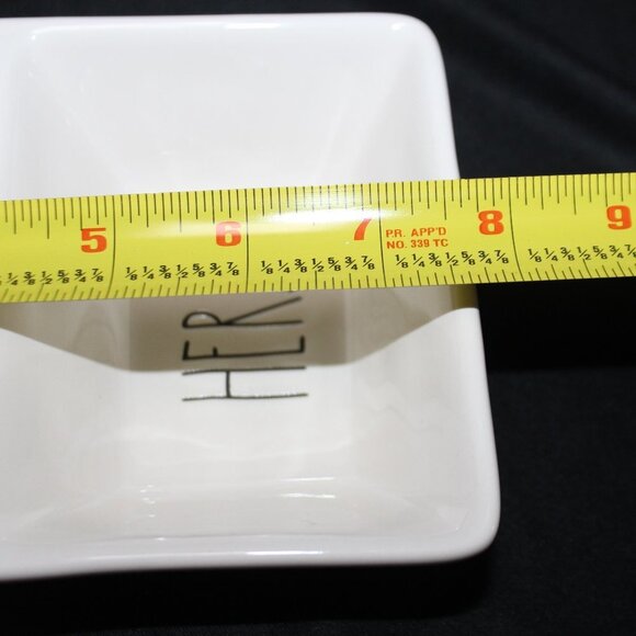 Rae Dunn His and Hers Dish Artisan Collection by Magenta - Picture 9 of 11